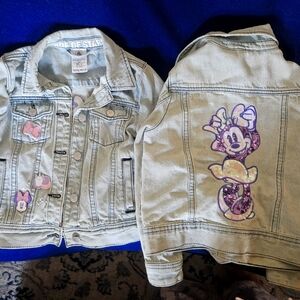 Kids minnie mouse jean jacket